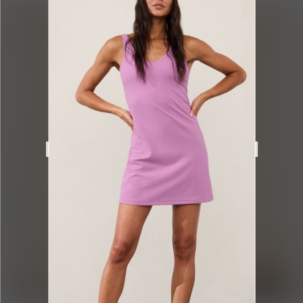 Athleta Lilac Sleeveless Mini Dress
